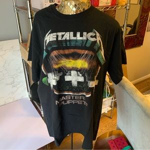 Large Vintage Metallica Cotton T Shirt